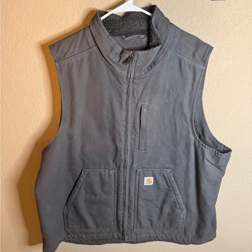 Carhartt Gray Textured Vest